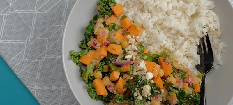 Creamy vegan coconut curry with sweet potatoes | PureGym