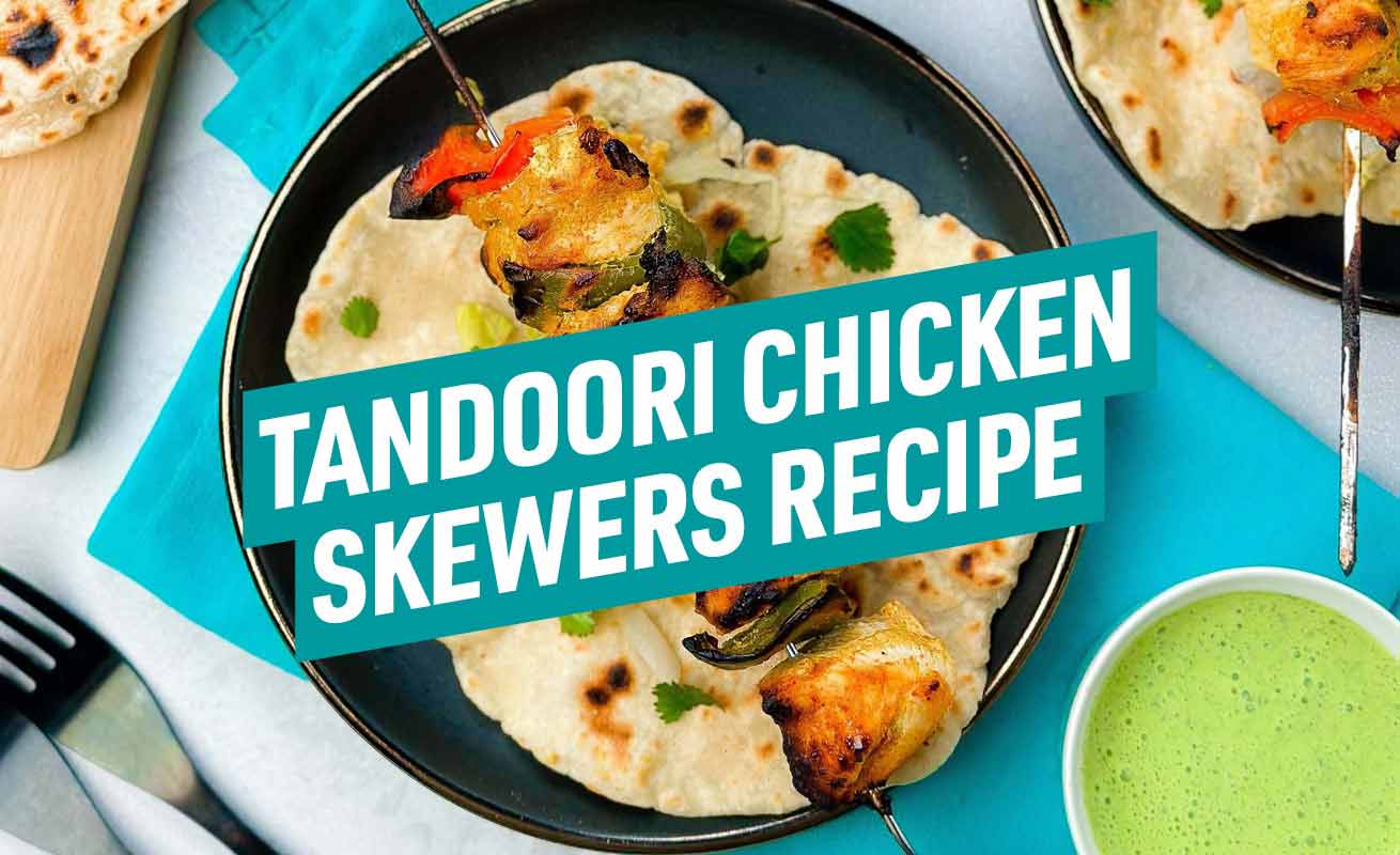 Tandoori chicken skewers recipe PureGym Swiss
