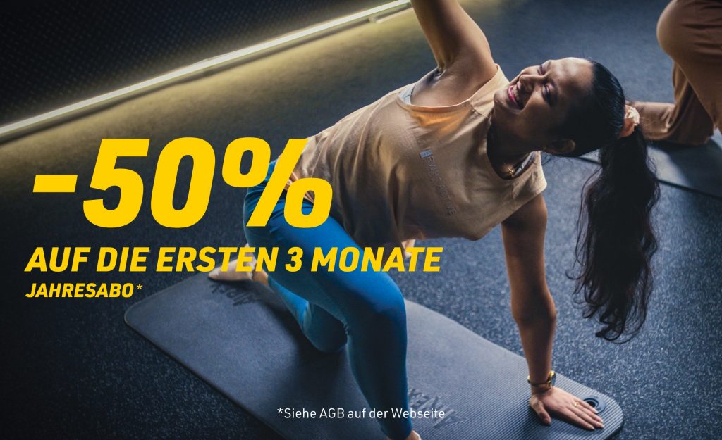 Spare -50% auf dein Jahresabo für die ersten 3 Monate oder sichere dir das Monatsabo mit -50% auf den ersten Monat.