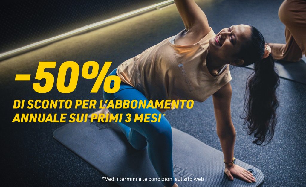 Risparmia -50% di sconto per l’abbonamento annuale sui primi 3 mesi, o ottieni l'abbonamento mensile con il -50% di sconto sul primo mese.