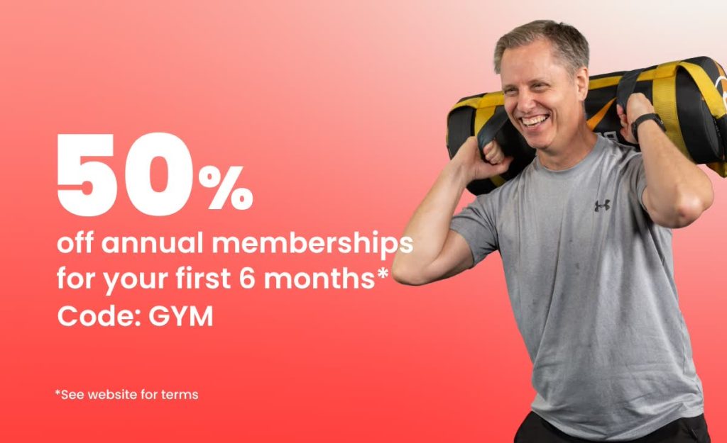Save 50% on your first 6 months on annual memberships, or get 50% off your first month on monthly memberships.